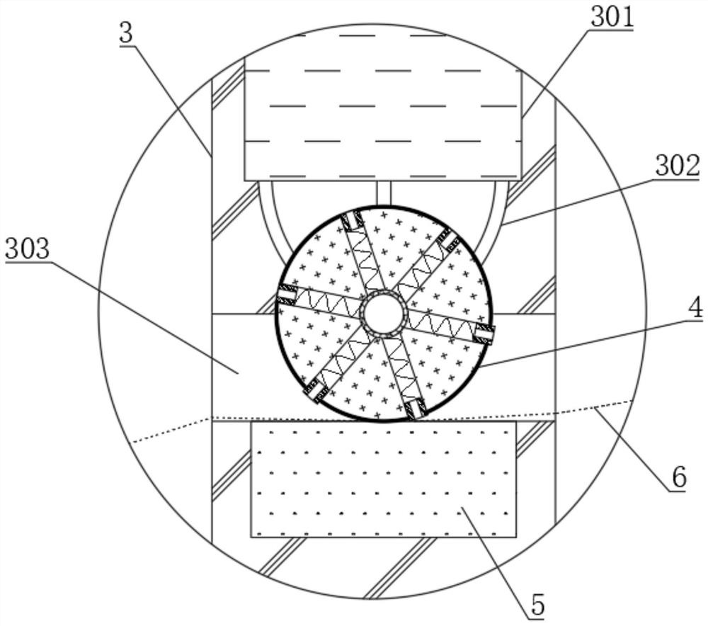 Self-service moisturizing type wet tissue packaging bag and matched roll type wet tissue thereof