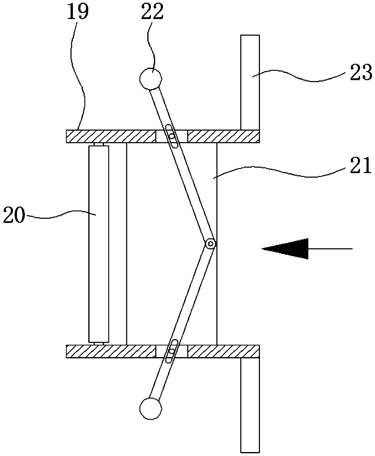 Strip coiling device with grabbing position, coiling position and unloading position arranged on rotating disc