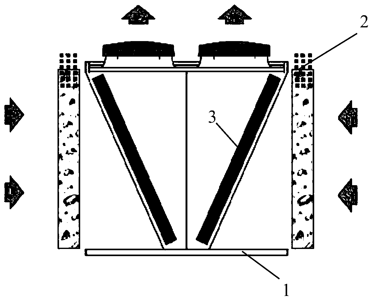 Flashing type closed heat exchanger