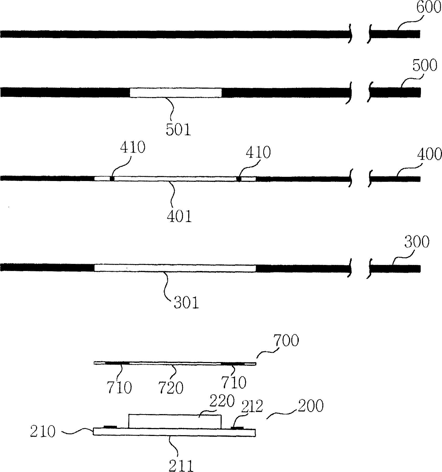 Method for manufacturing ic card by laminating a plurality of foils