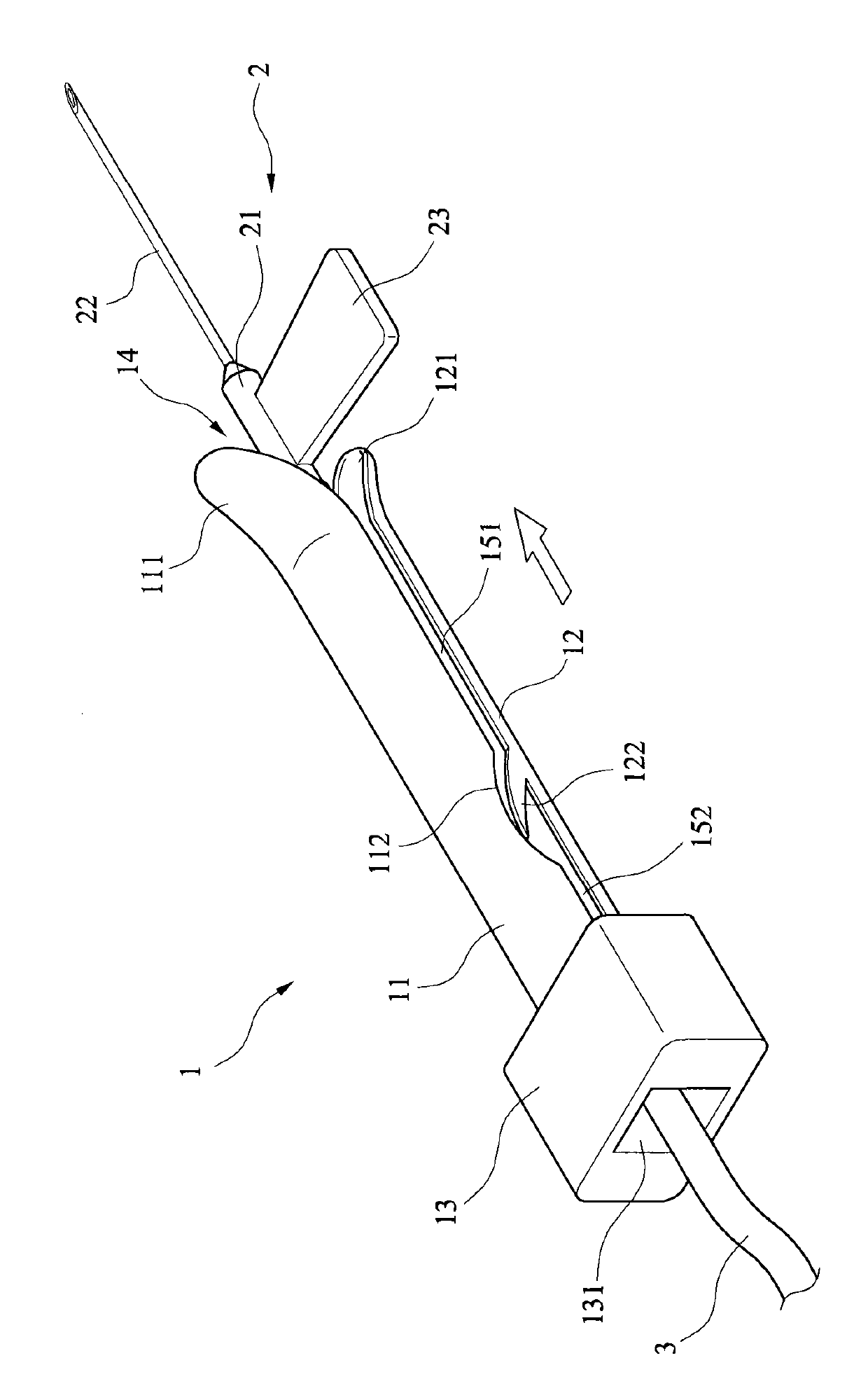 Safe needle guard for butterfly needle group