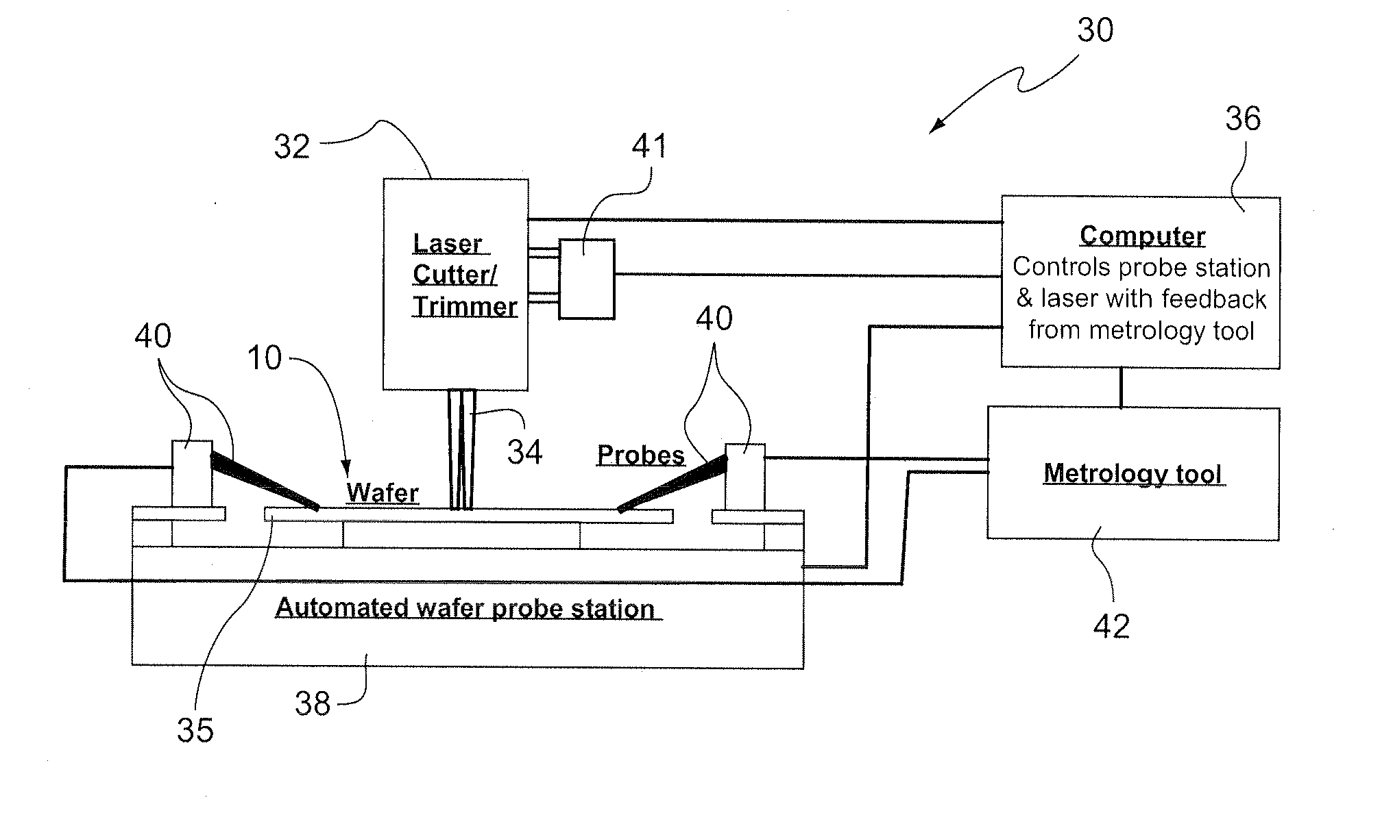 Variable capacitor tuned using laser micromachining