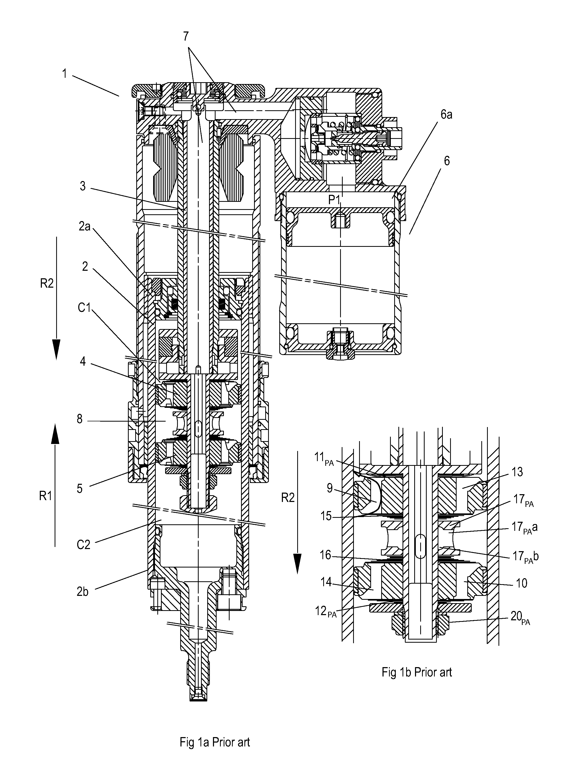 Shock absorber with dual piston