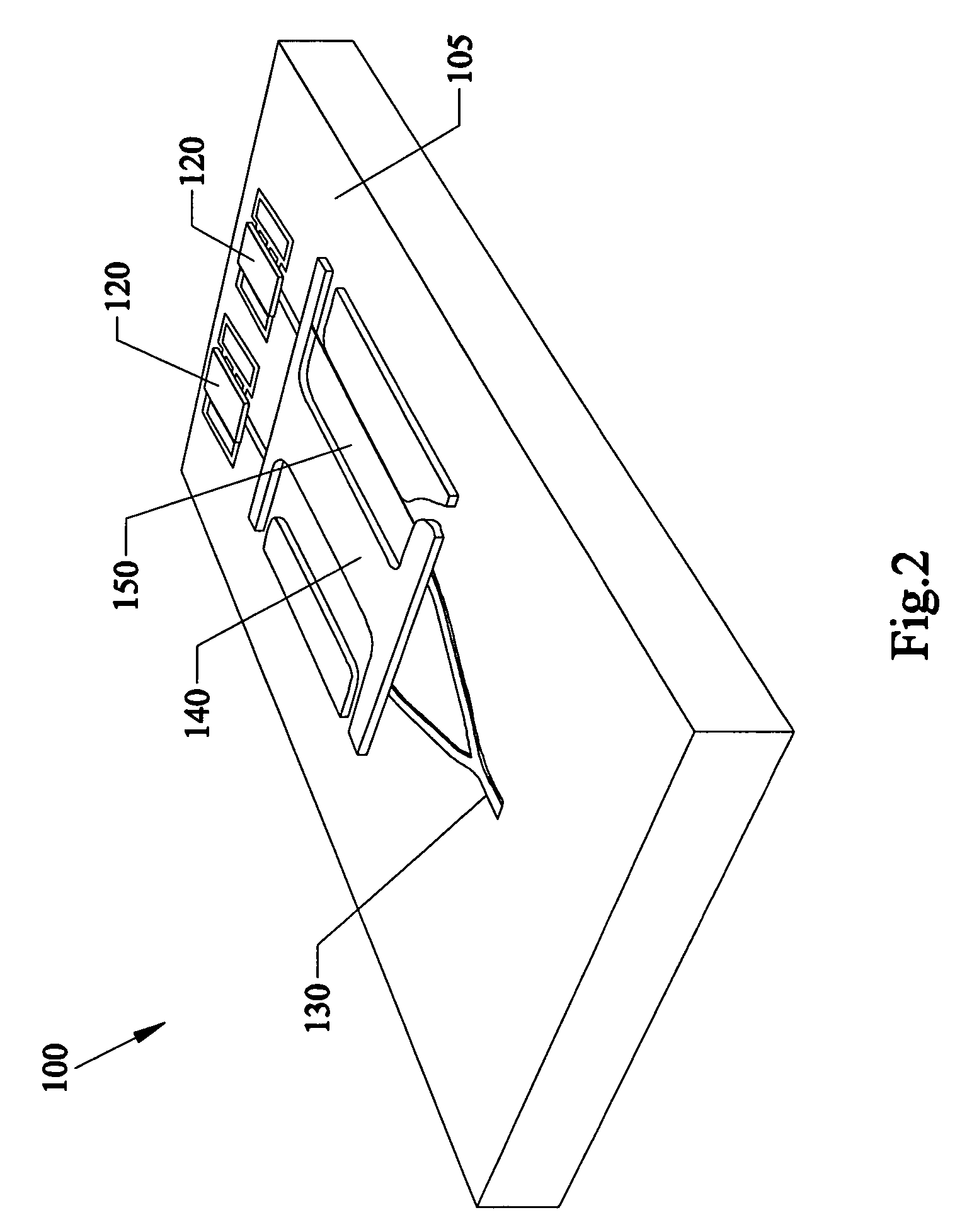 Micro integrated planar optical waveguide type SPR sensor