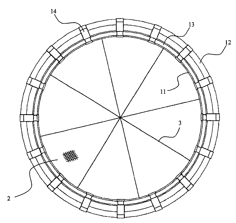 Sepiella maindroni cage culturing method and special cage device thereof