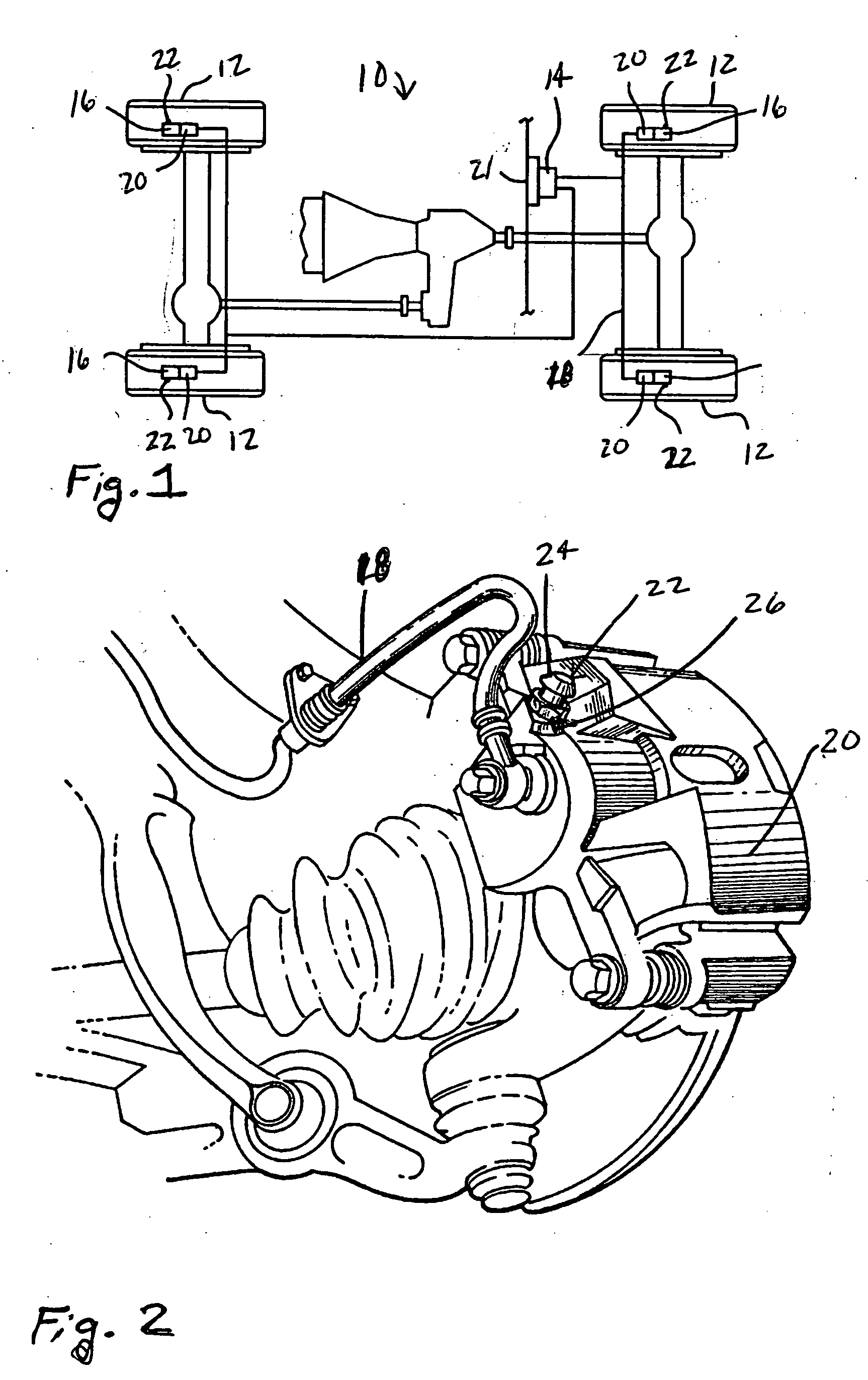 Apparatus and method for bleeding motor vehicle hydraulic systems