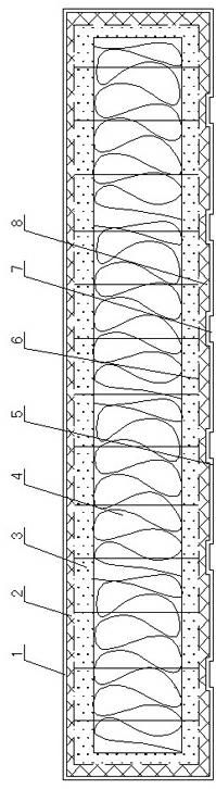 Vitrified micro bubble composite rock wool fireproof insulating plate and manufacturing method thereof