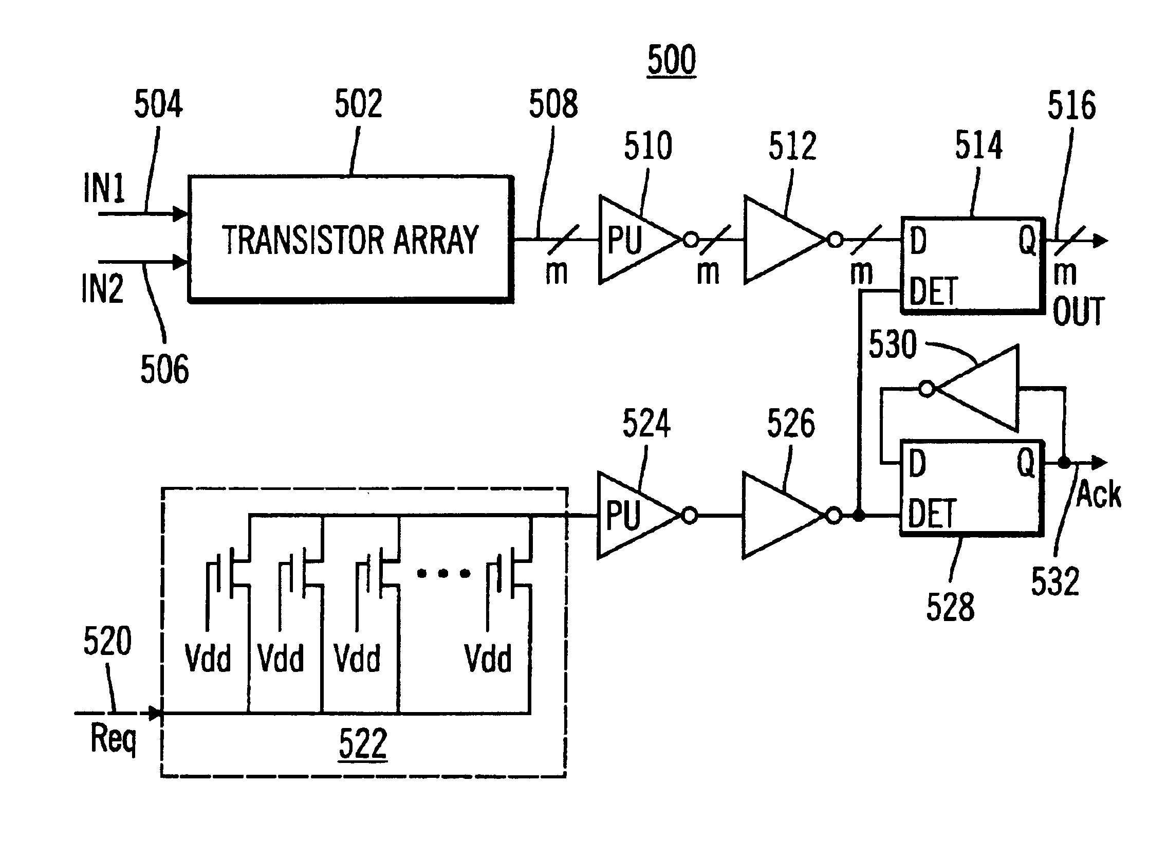 Self-timed digital processing circuits