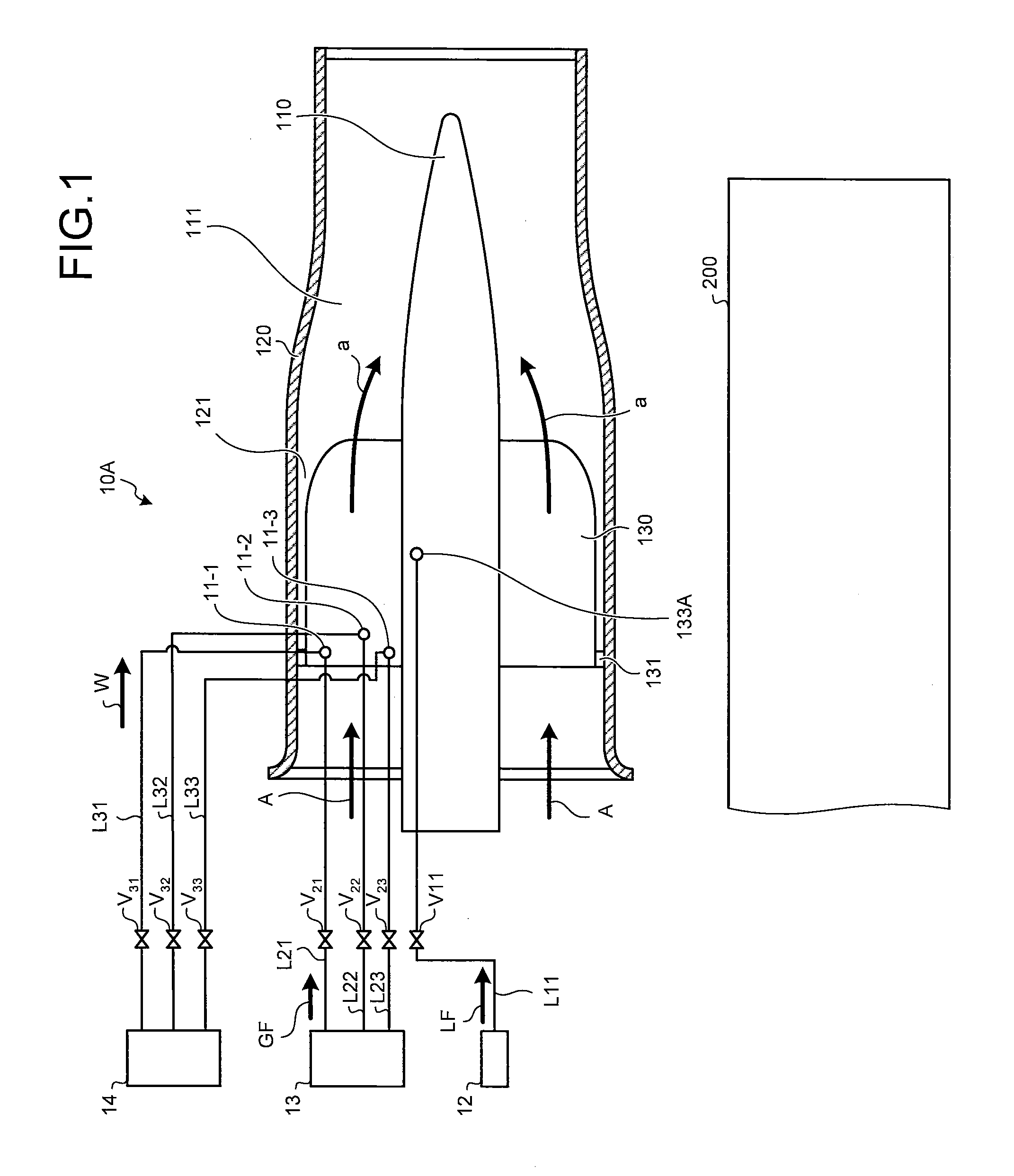 Combustion burner