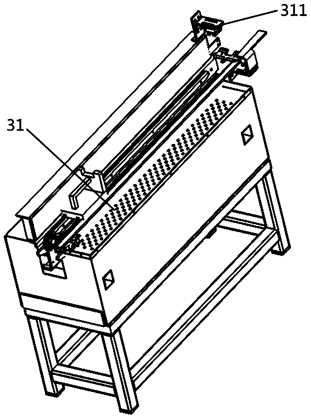 Battery wrapping machine and battery wrapping assembling machine comprising battery wrapping machine