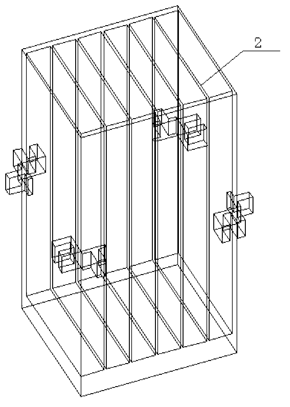 Buried non- constant volume energy storage system