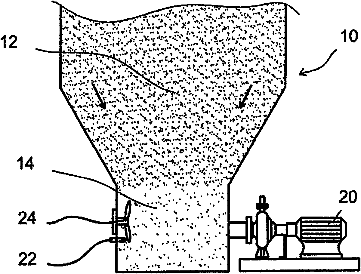 An apparatus for discharging pulp from a vessel, method of discharging pulp form a vessel and method of upgrading a pulp vessel