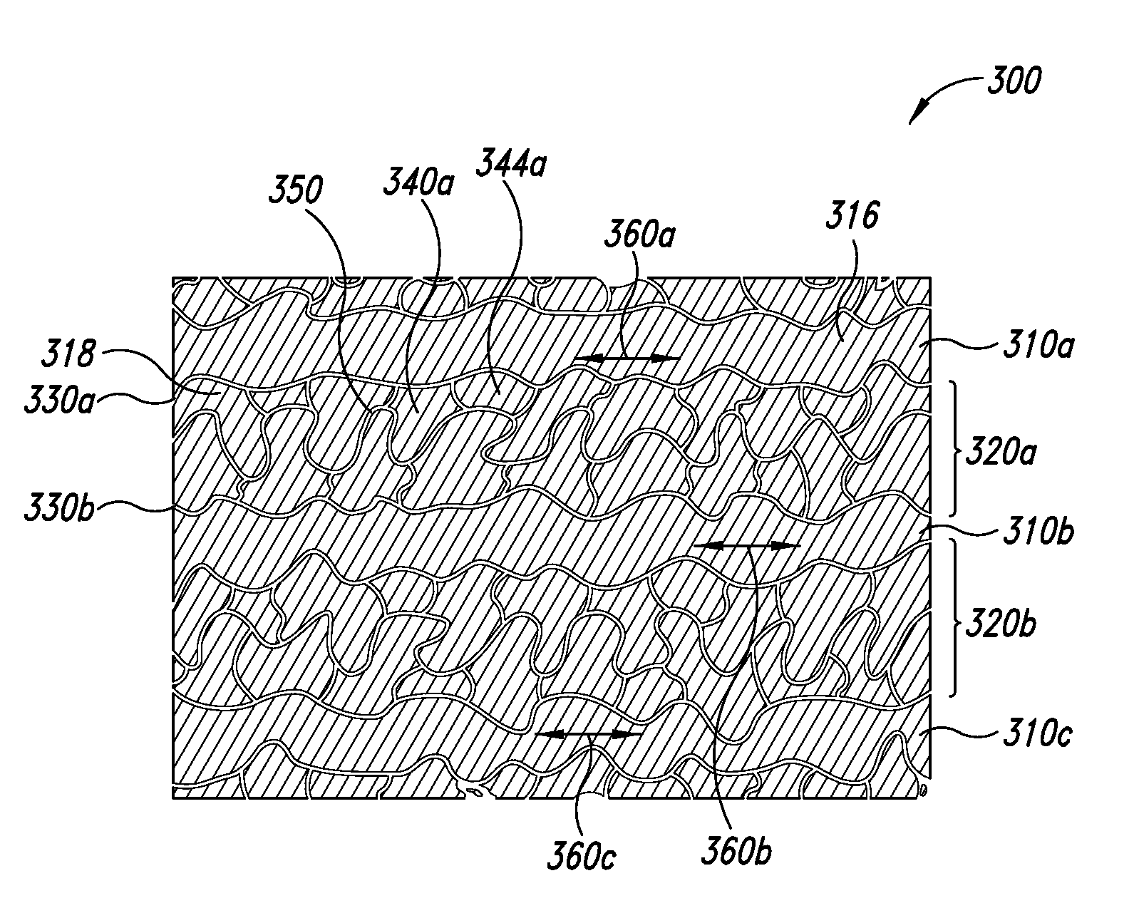 Conductive films having low-visibility patterns and methods of producing the same