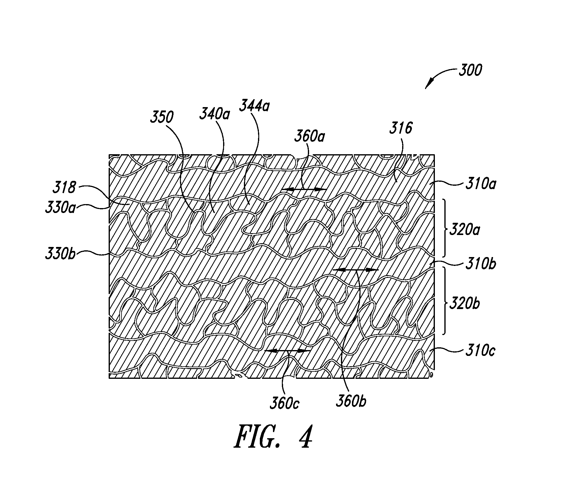 Conductive films having low-visibility patterns and methods of producing the same