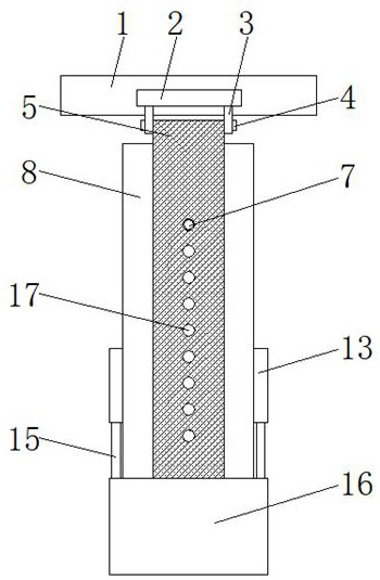 Building construction orientation fixed point auxiliary measuring equipment