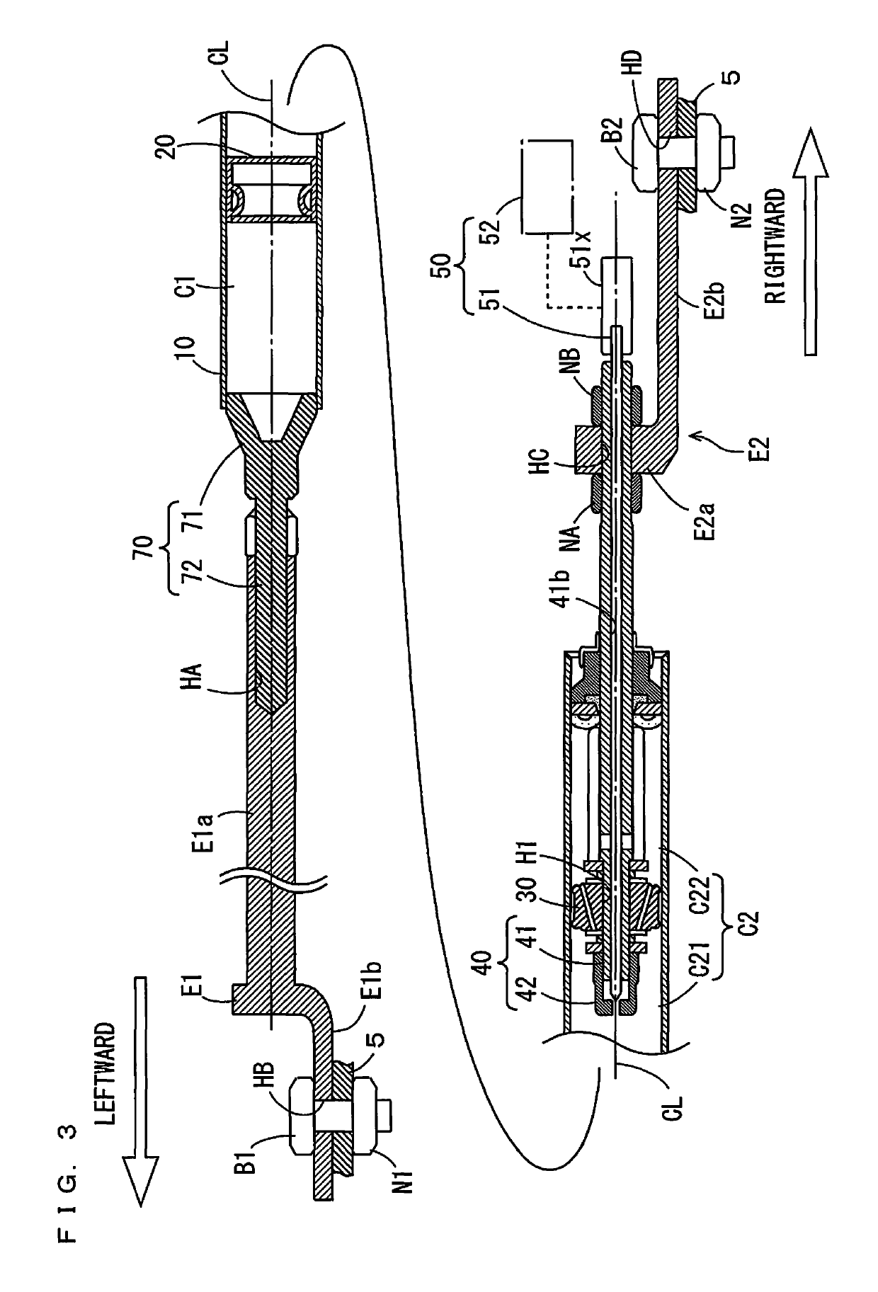 Vehicle reinforcing member and vehicle