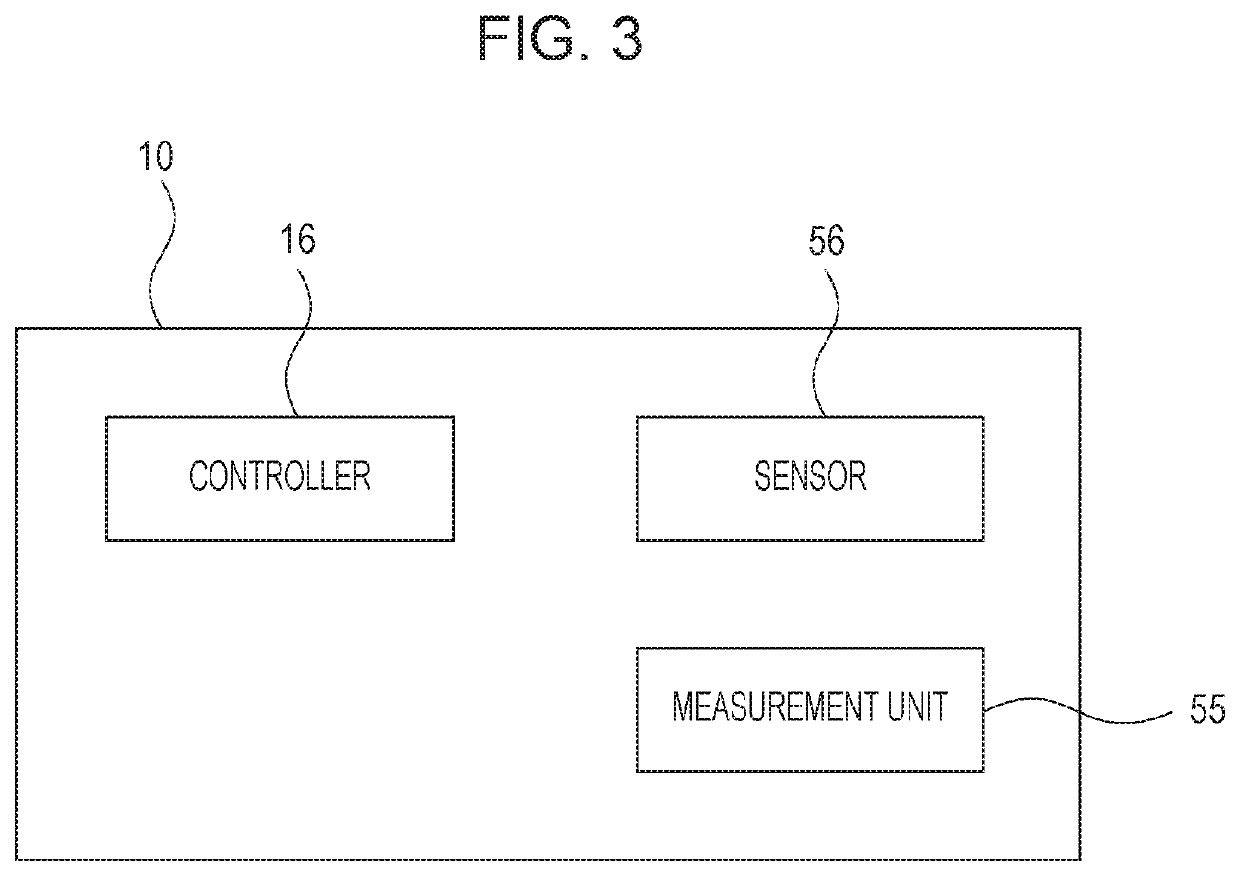 Image forming apparatus having recording medium positioning portion and control of transport speed