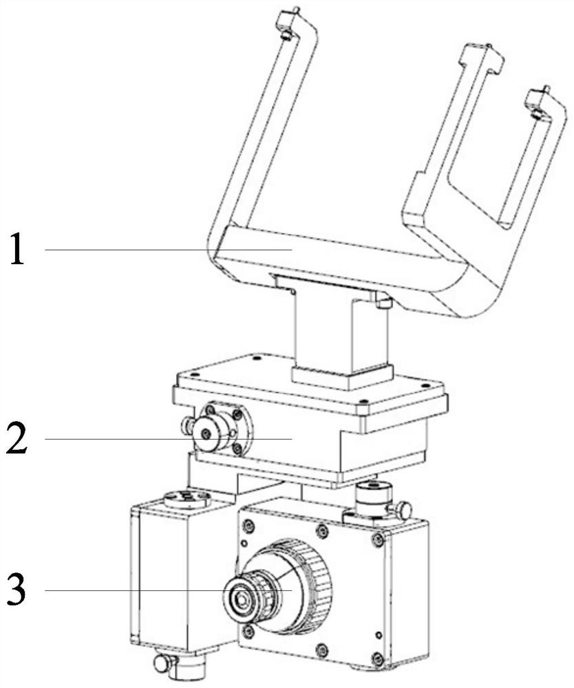 Boresight device with three-dimensional adjusting mechanism