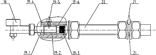 Frictional wear test device under current-carrying condition