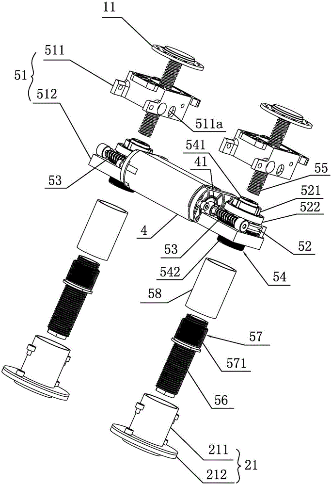 Lifter with ultralow mounting distance