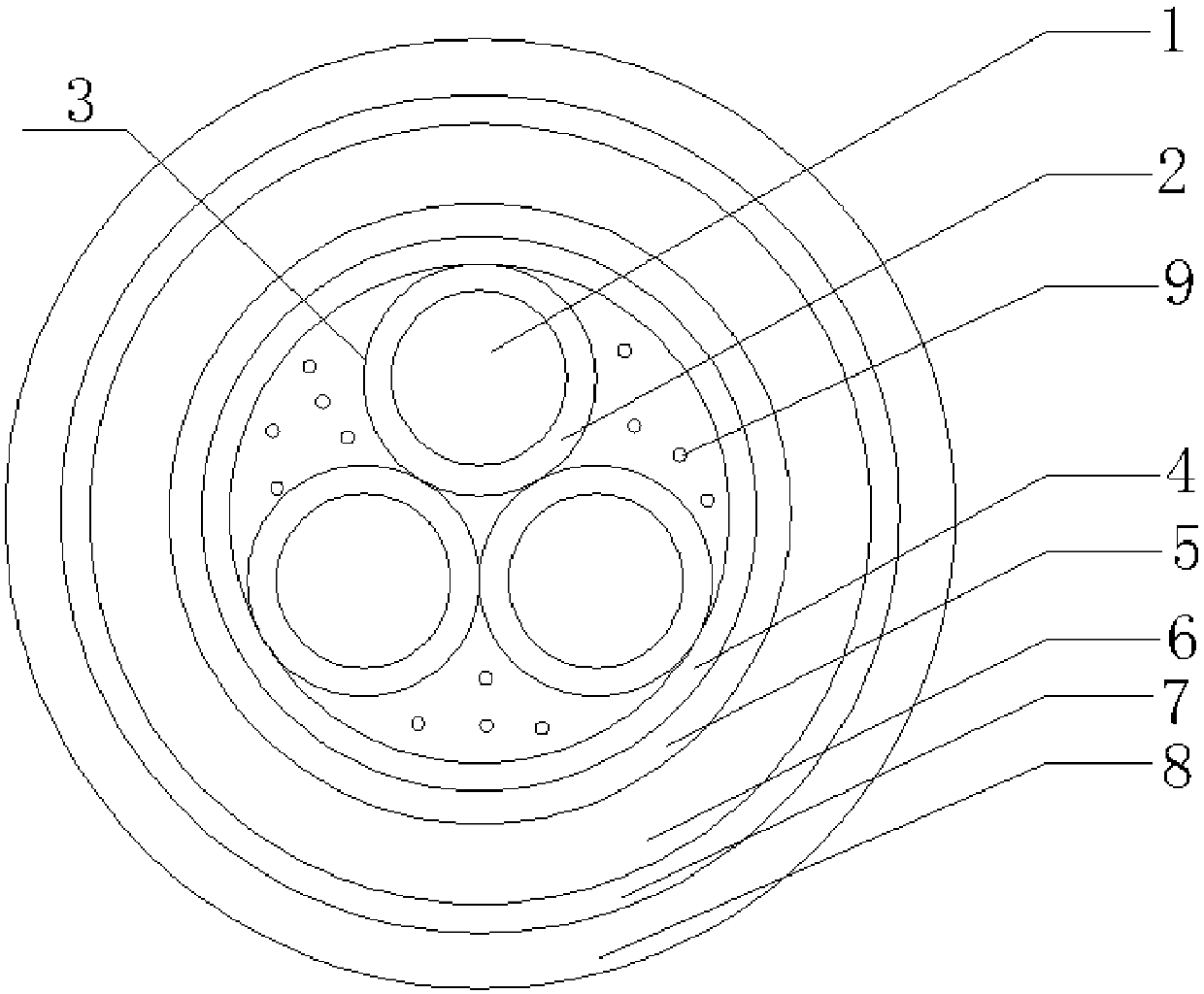 Mineral insulated fire control cable