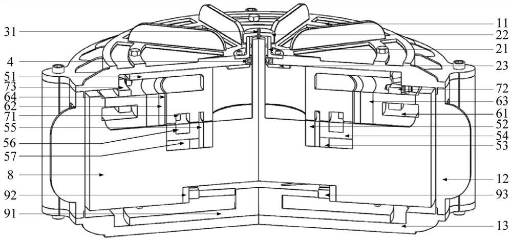 Virtual axis magnetic levitation flywheel energy storage device for electric vehicles