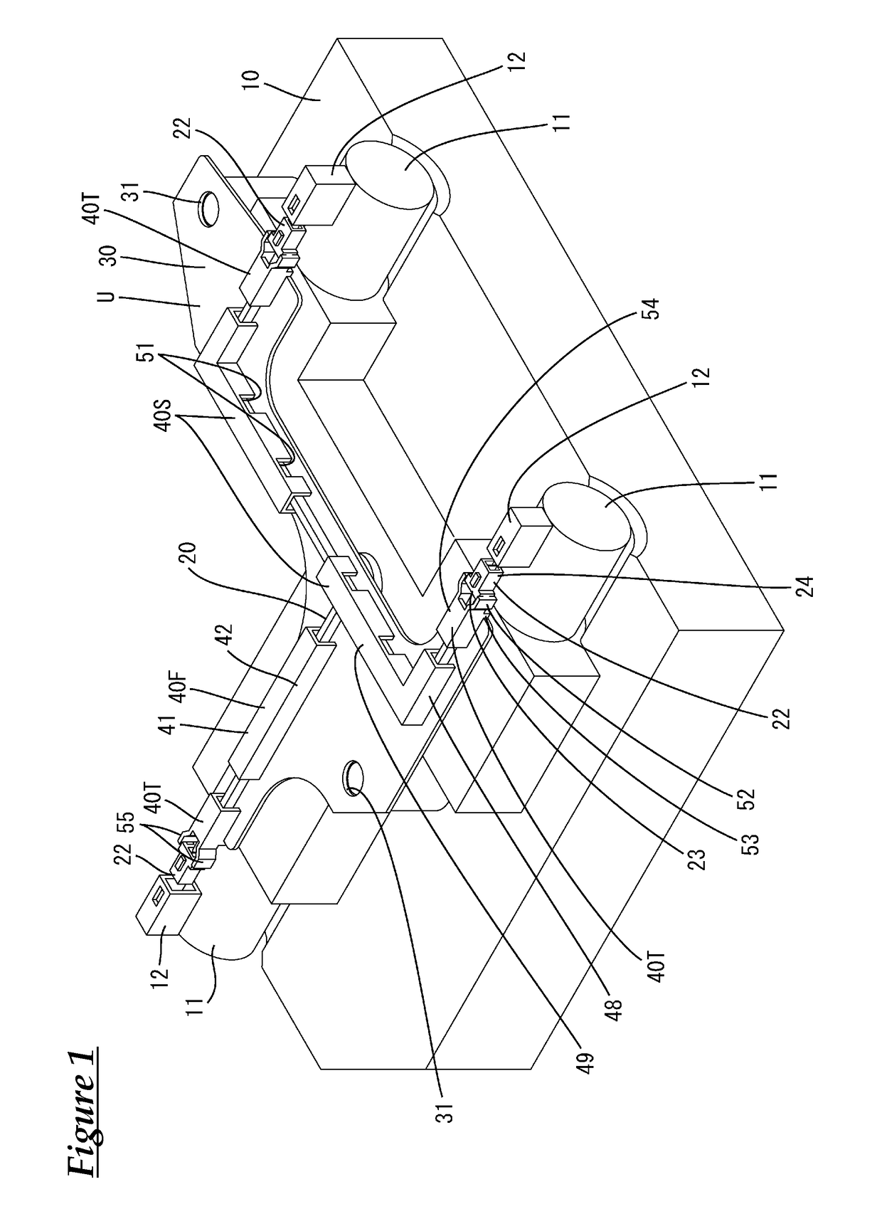 Wire harness attachment structure and wiring unit