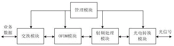 Multi-channel ROF system based on WDM and OFDM technologies