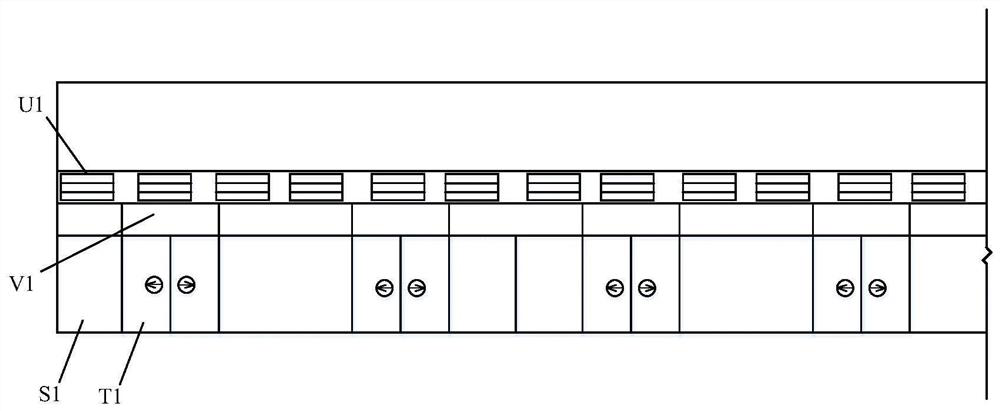 Fire ventilation and smoke exhaust system and method for separated island type subway underground station platform