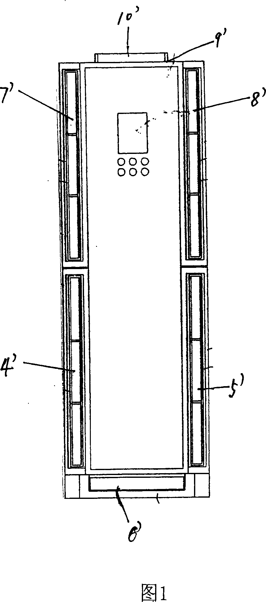 Indoor unit of cabinet type air conditioner