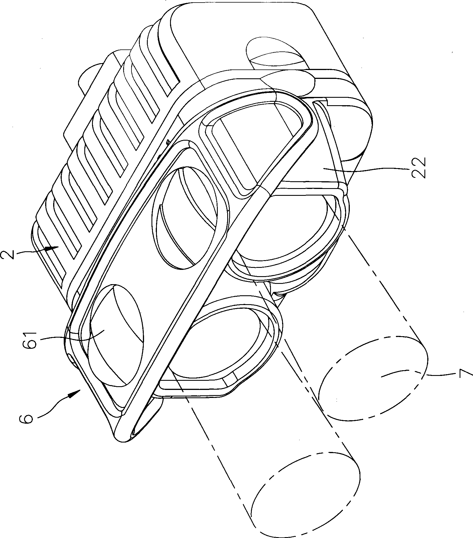 Variable optical lighting lamp