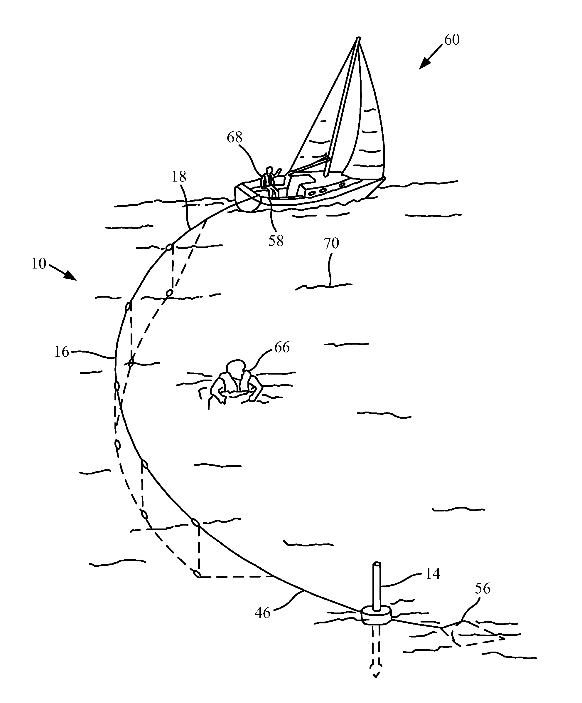 Crew overboard retrieval system