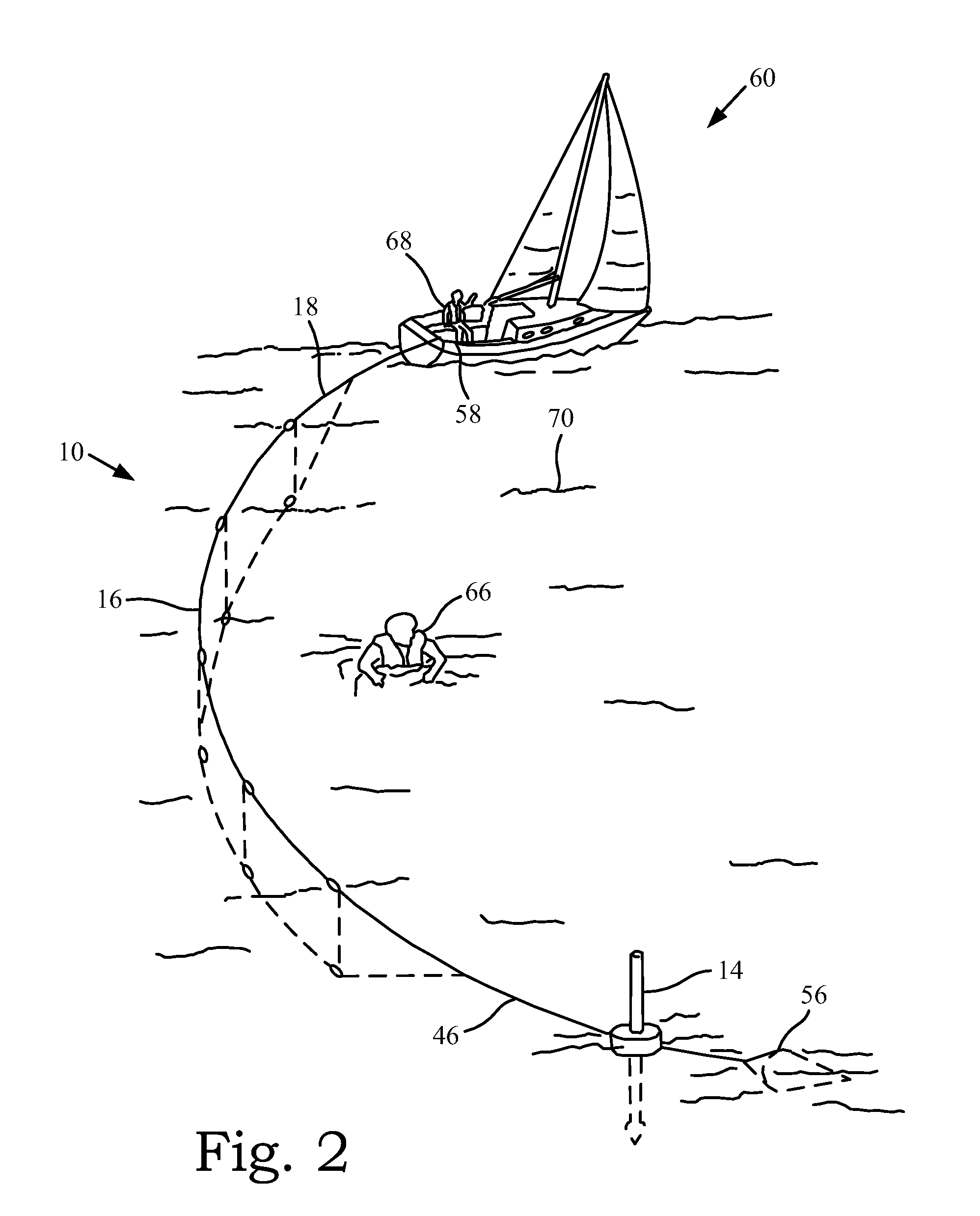 Crew overboard retrieval system