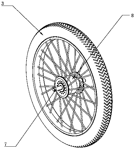 Bicycle using air brake