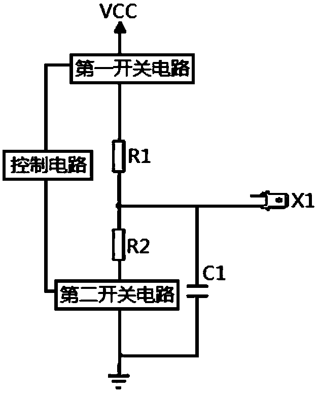 Frequency signal generating circuit and liquid level detecting circuit