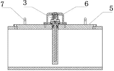 Icing-deicing process force measurement test device