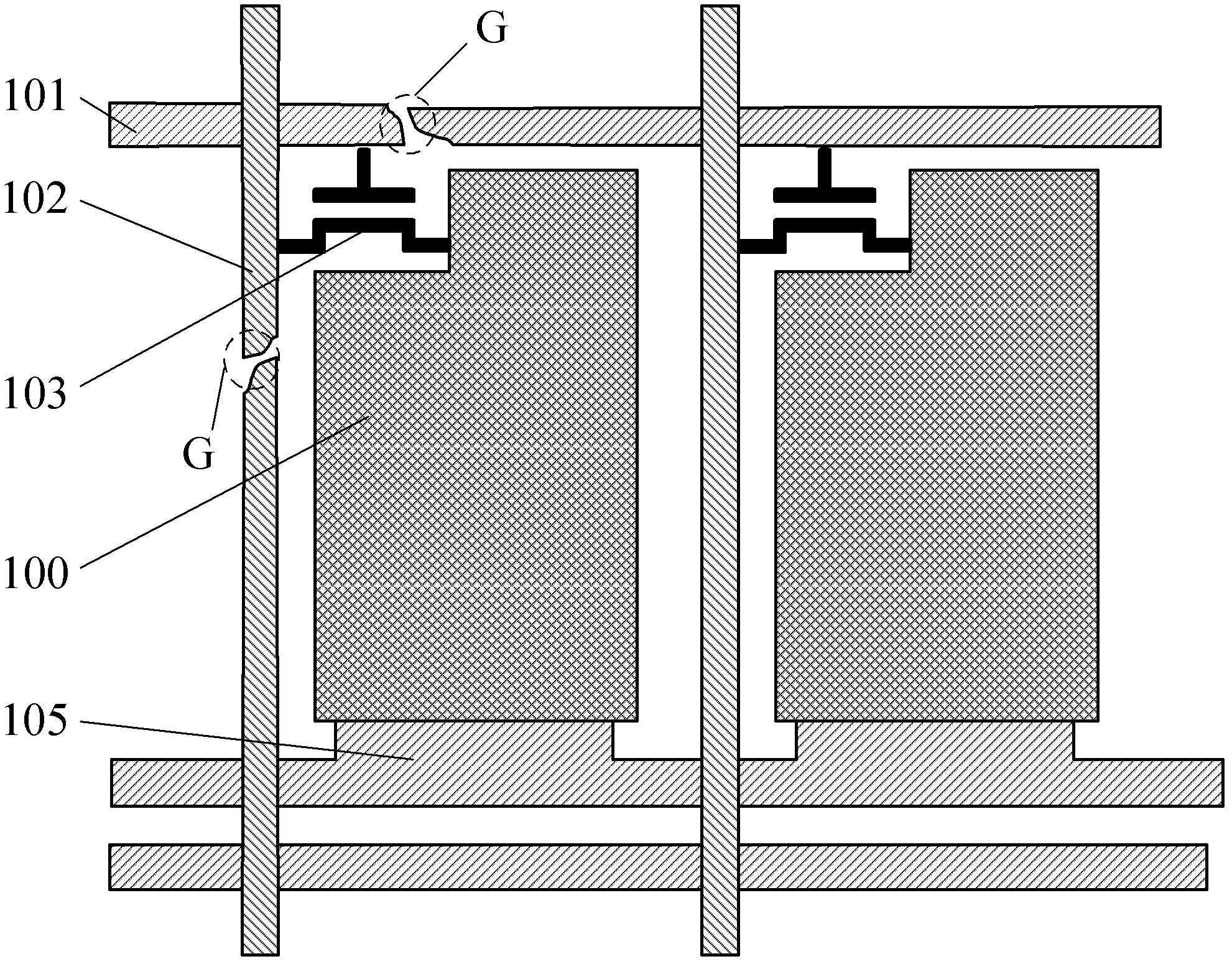 Flat display panel and repair method thereof