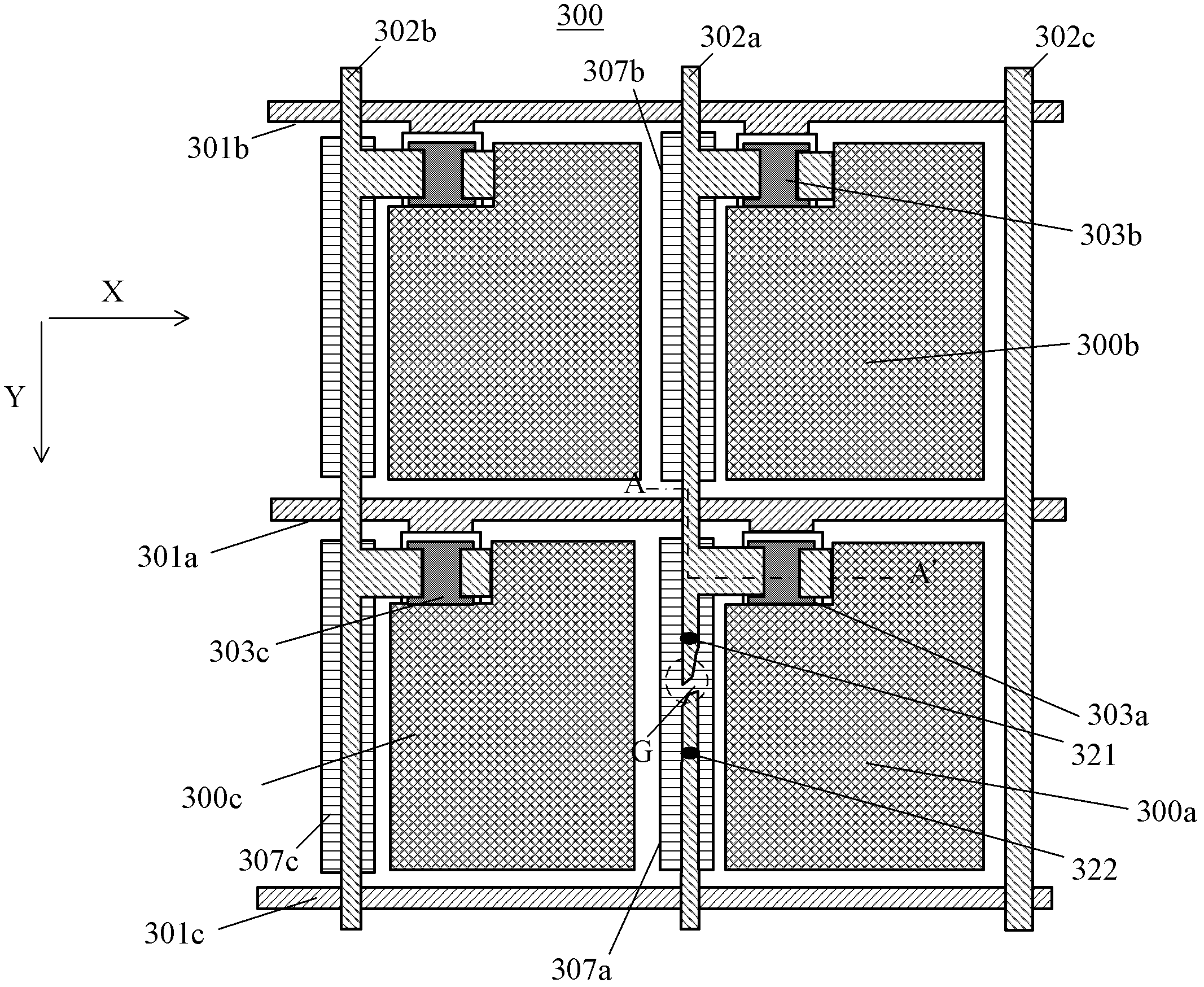 Flat display panel and repair method thereof