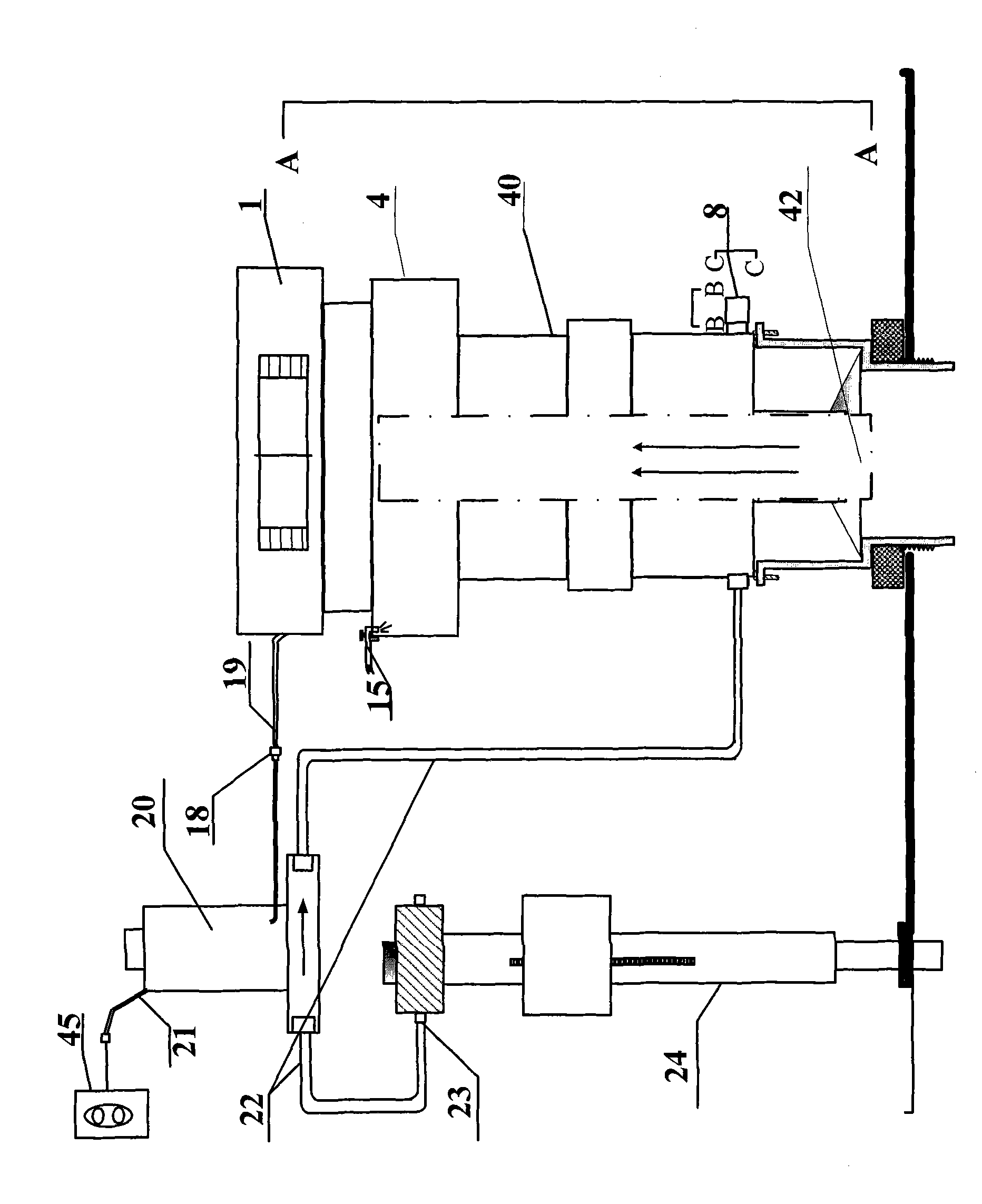 Toilet water flushing part for removing excrement smell