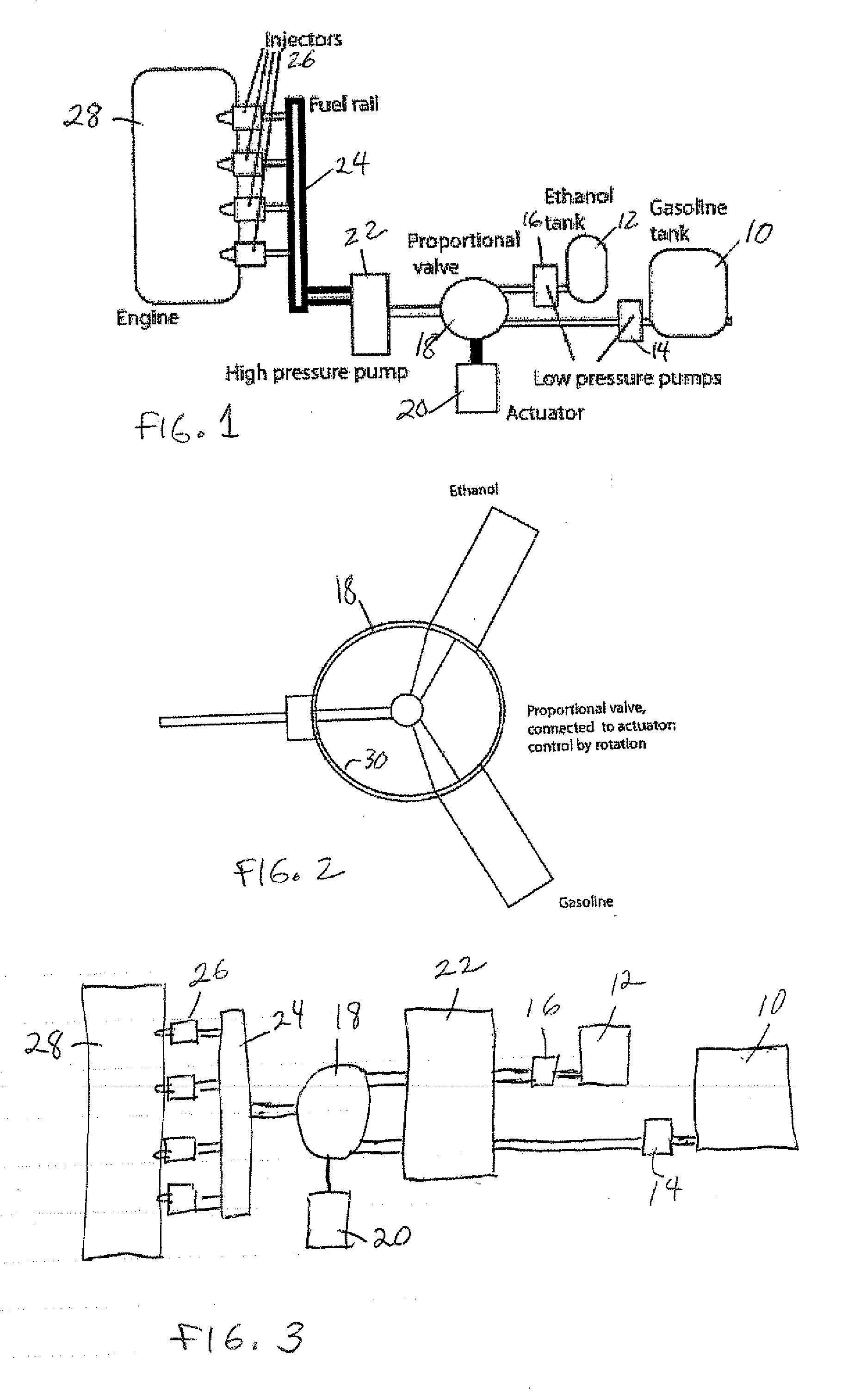 Single nozzle direct injection system for rapidly variable gasoline/Anti-knock agent mixtures