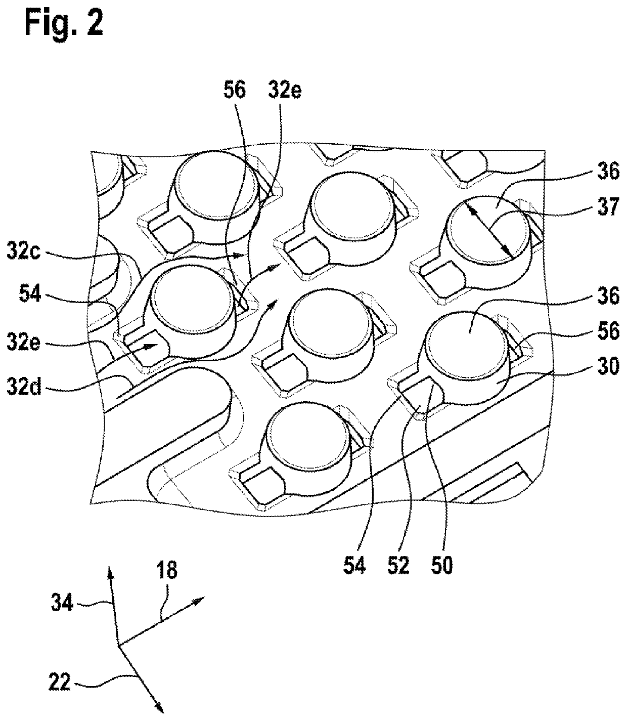 Cooling plate for the temperature control of at least one battery cell and a battery system