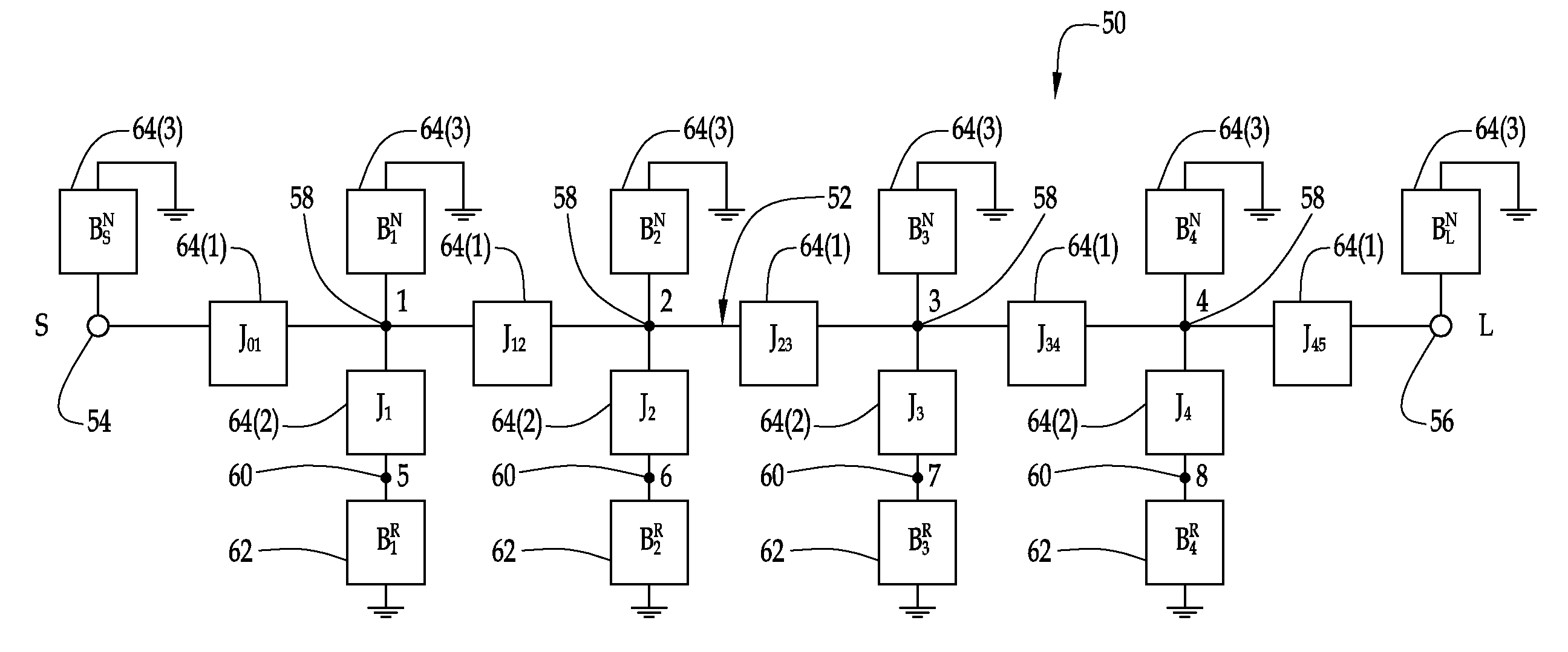 Electrical filters with improved intermodulation distortion