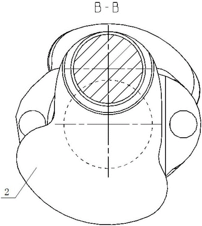 Crankshaft structure of V-shaped eight-cylinder engine