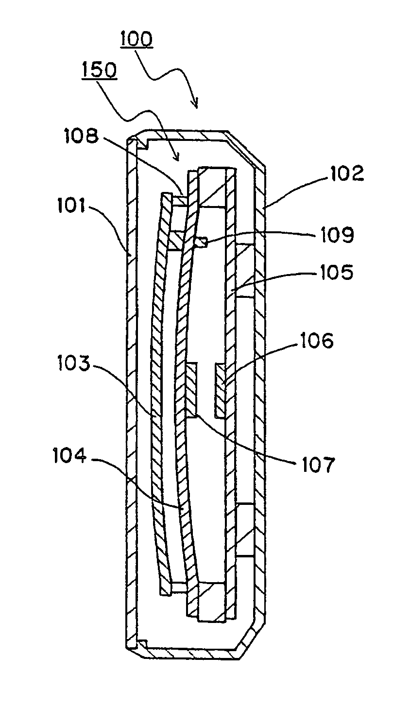 Image display apparatus having deformation detection