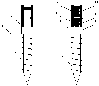 Flexible combined fixing device for spine