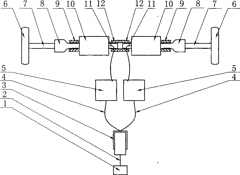 Self-adjusting electric speed differential