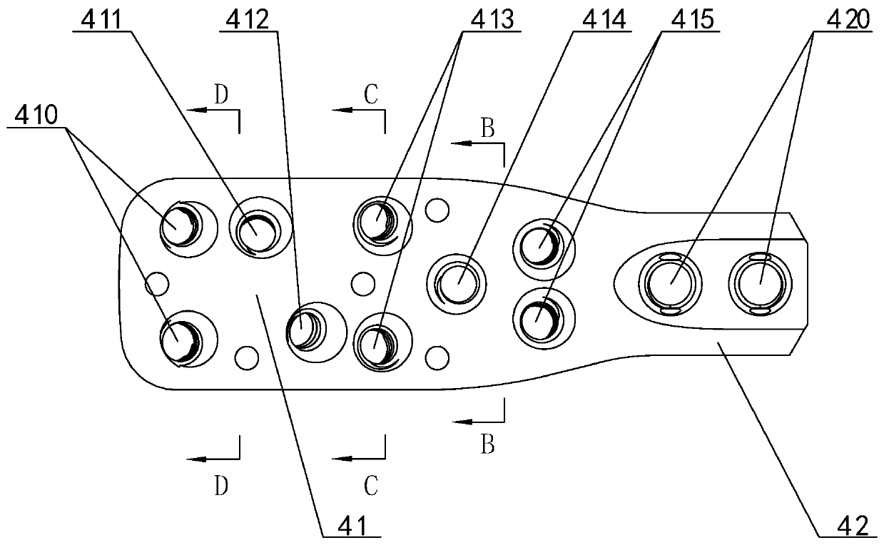 Humerus near-end special-shaped block