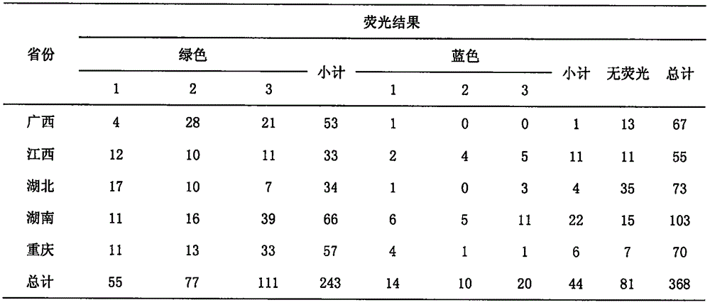 Method for quickly and efficiently identifying aflatoxin producing strain