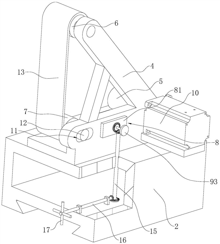 Grinding mechanism of common lathe