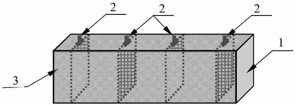 Carbon nanometer tube cement based composite material sensor encapsulating method